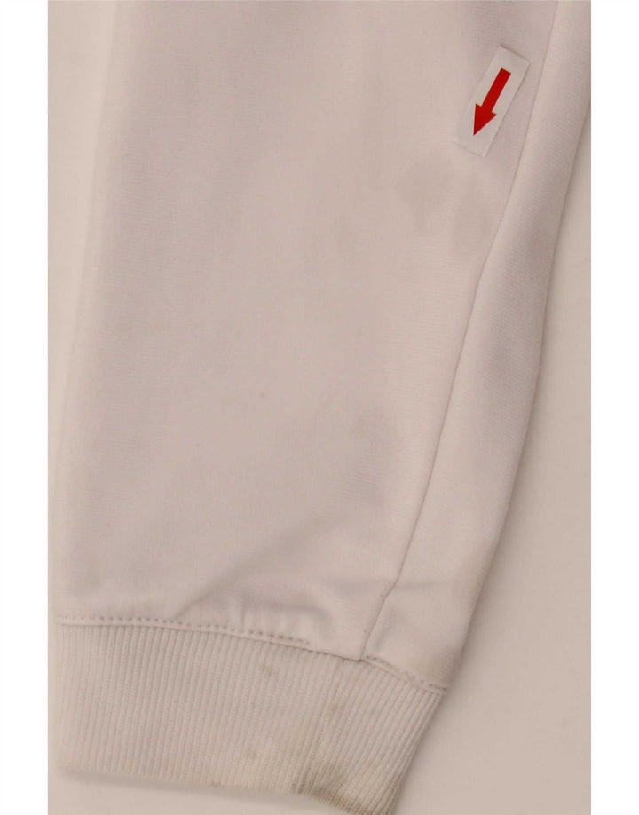 Giacca da tuta da donna Reebok UK 12 Medium White Colourblock Poliestere
