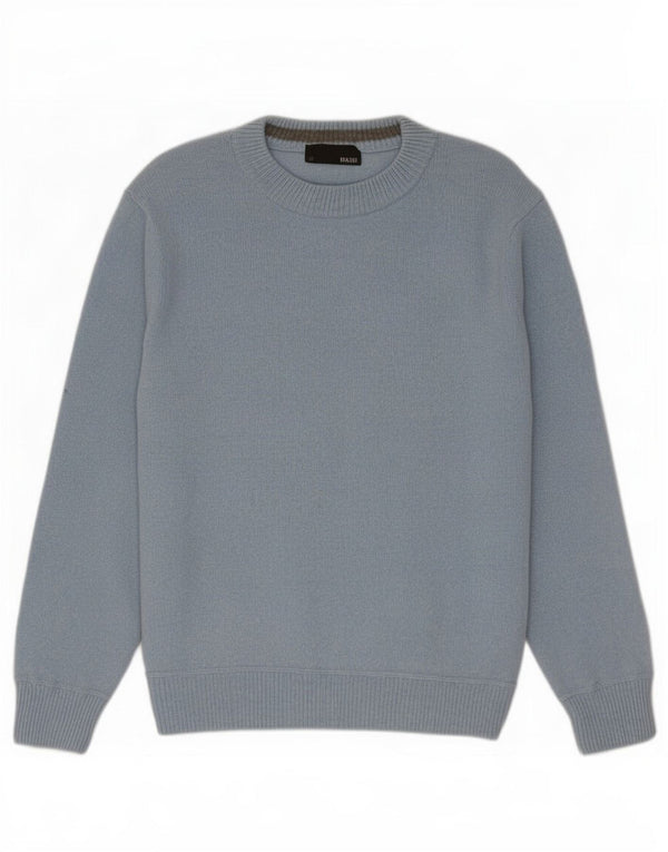 Maglione maglione girocollo da uomo Mash 2XL lana blu