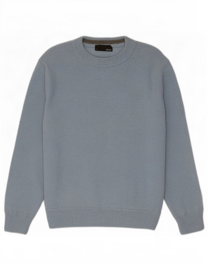 Maglione maglione girocollo da uomo Mash 2XL lana blu