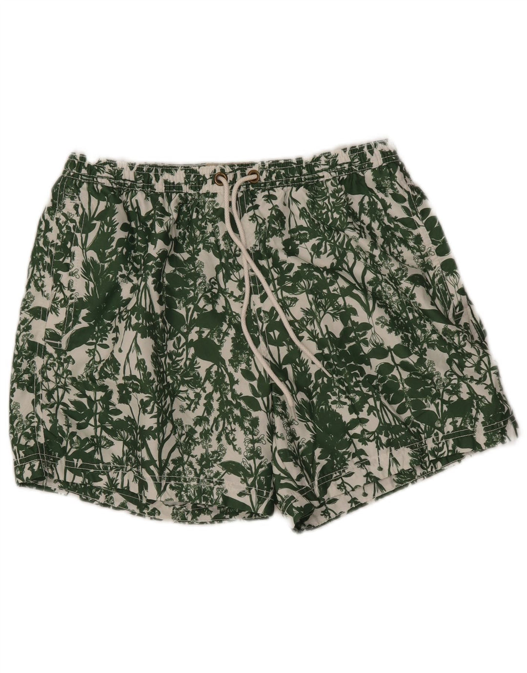JACK WILLS Pantaloncini da bagno da uomo Verde medio floreale