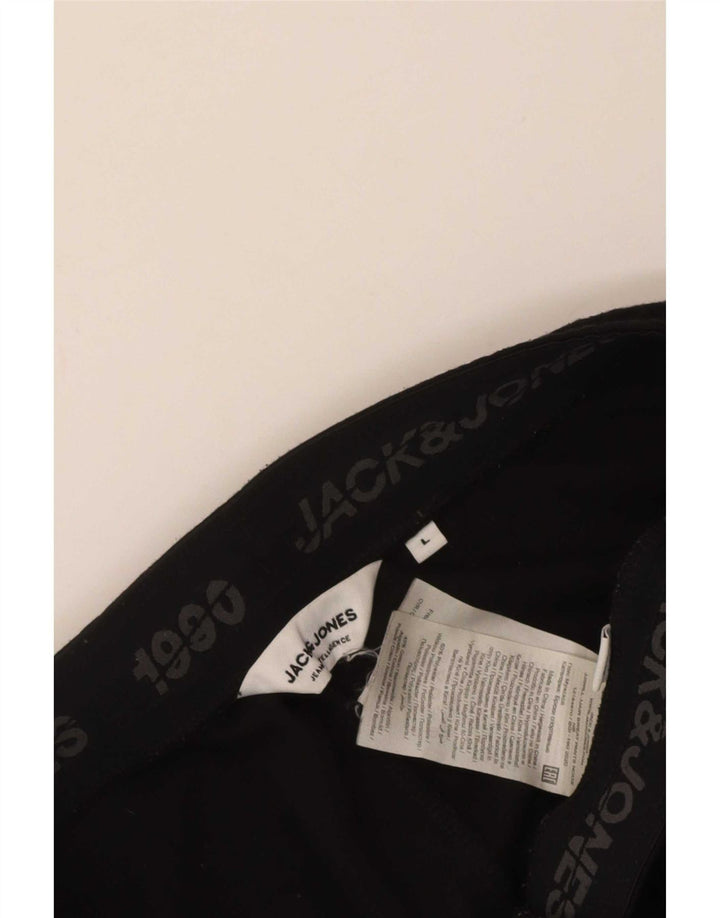 Jack & Jones Pantaloni da tuta da uomo Joggers Large Poliestere nero