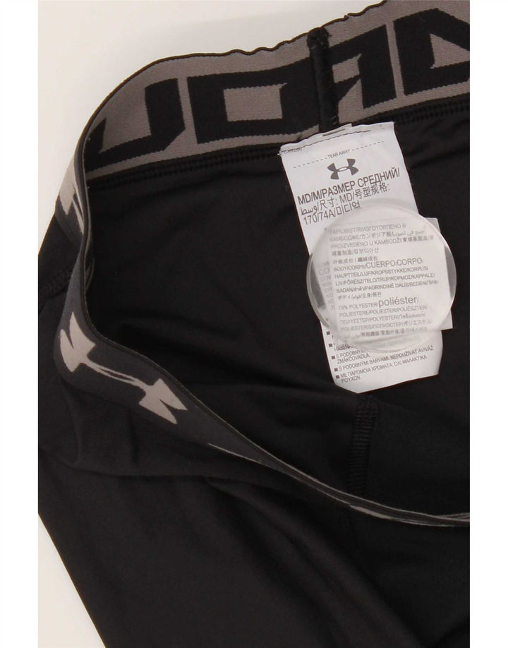 Leggings grafici da uomo Under Armour poliestere nero medio