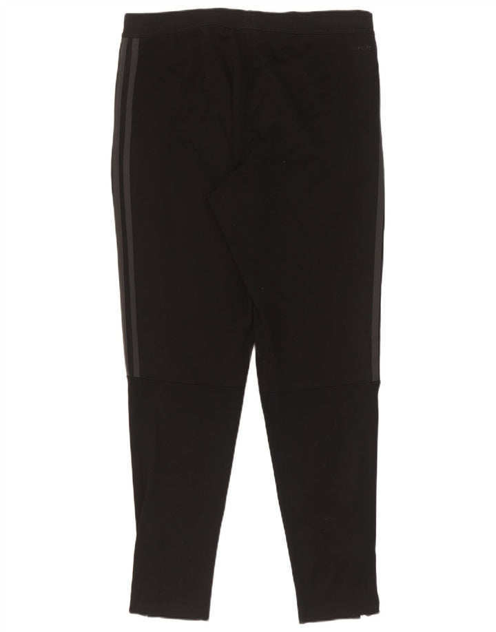 Pantaloni da tuta Adidas Climalite da uomo medio poliestere nero