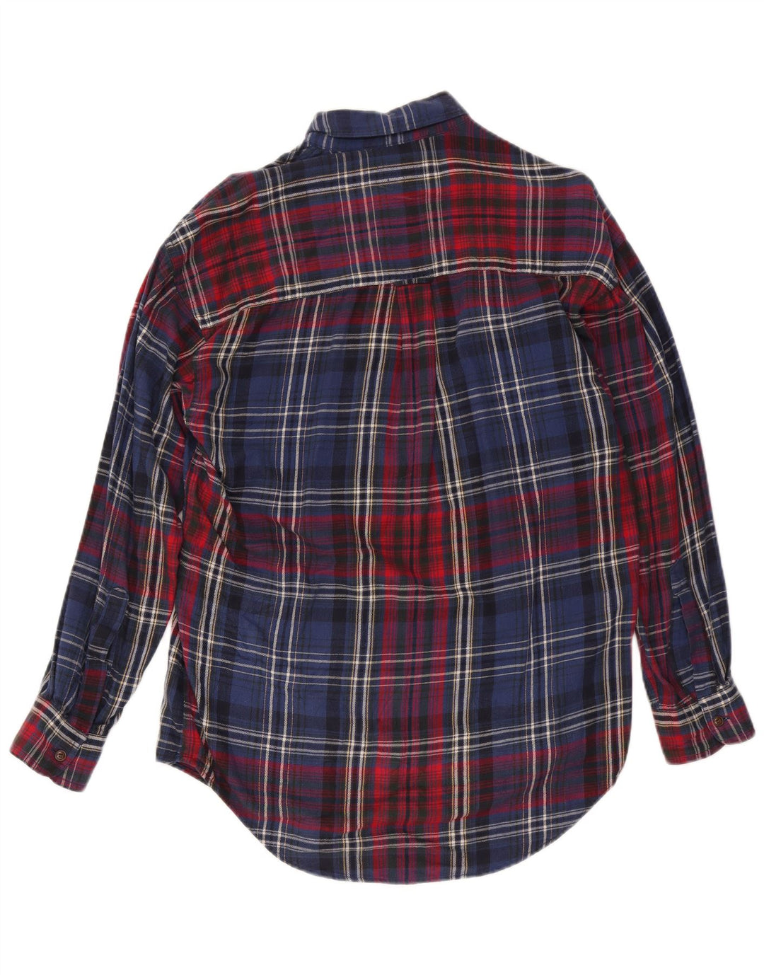 Chaps Ralph Lauren Camicia in flanella da uomo in cotone a quadri blu navy medio