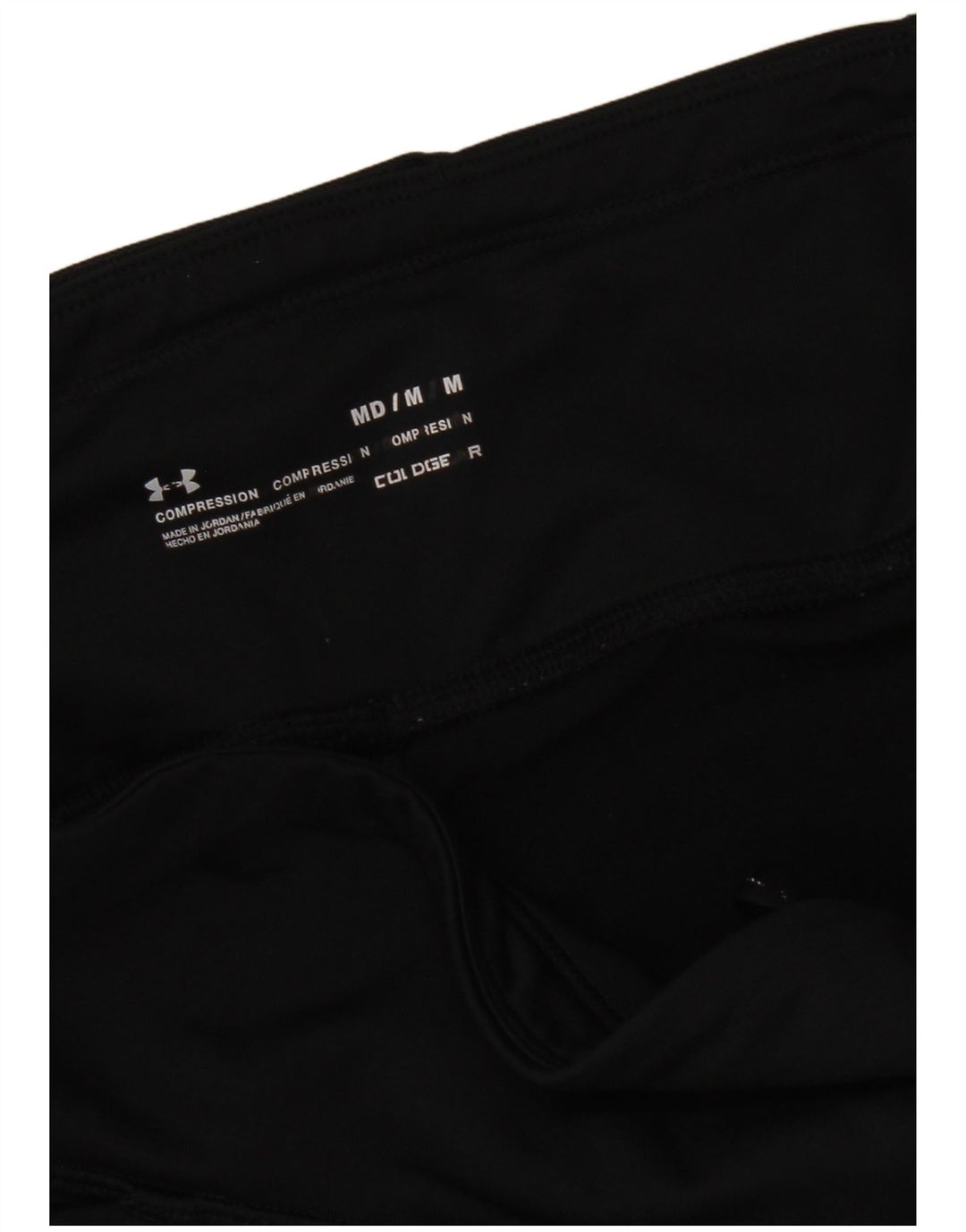 Leggings Capri grafici Cold Gear da donna Under Armour UK 12 medio nero