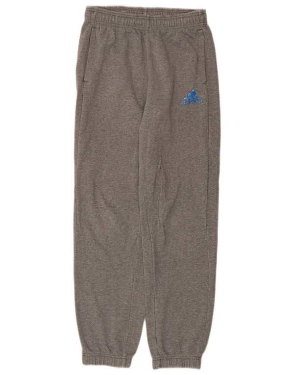 Pantaloni della tuta da ragazzo Adidas Joggers 13-14 anni in cotone grigio