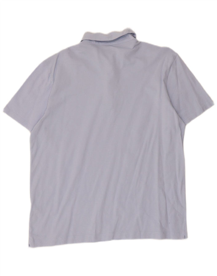 Polo Uomo Massimo Dutti Large Blu In Cotone