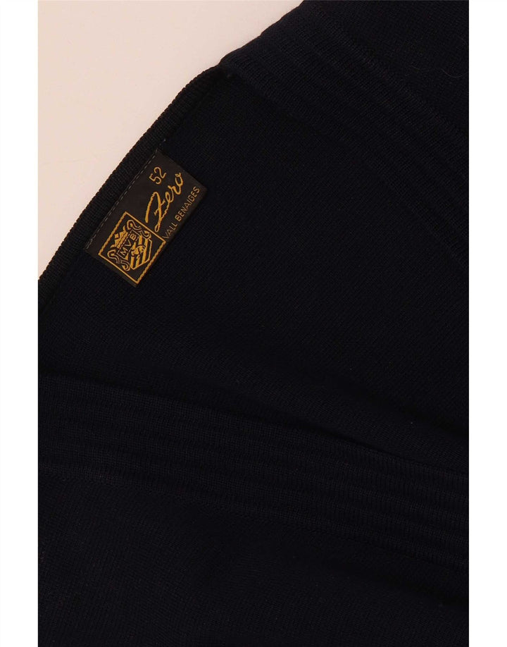 Maglione cardigan da donna Zero IT 52 2XL Blu navy