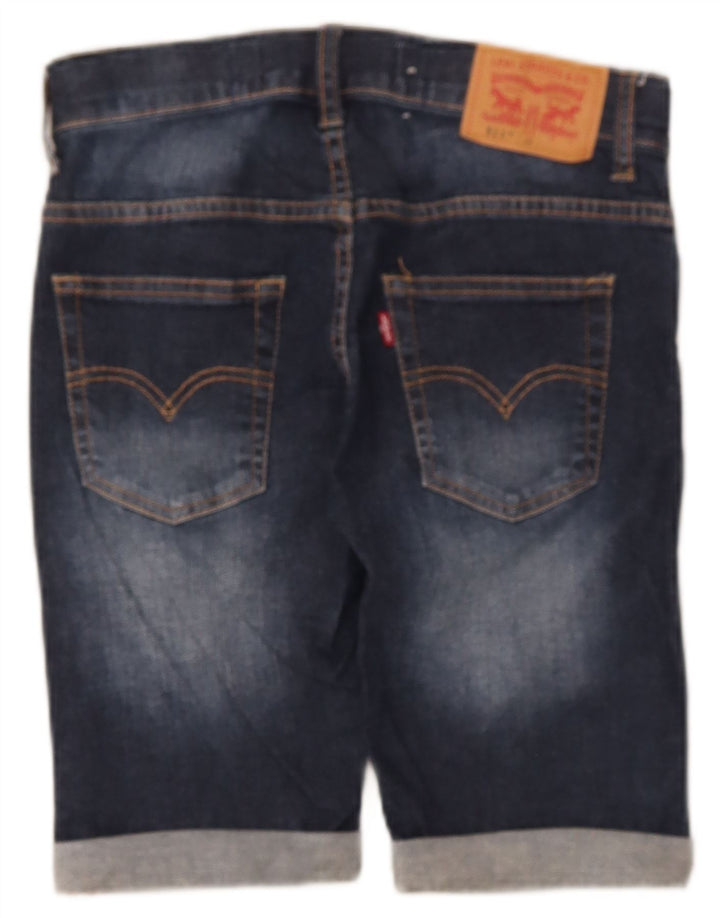 LEVI'S Boys 511 Denim Shorts 9-10 Years W26 Blue Cotton