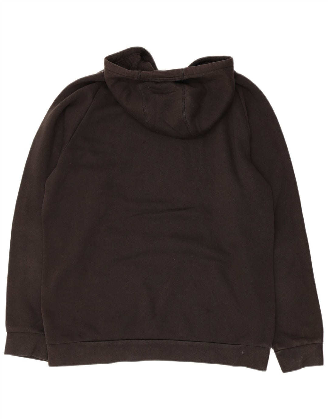 Felpa con cappuccio da uomo Adidas media in cotone nero