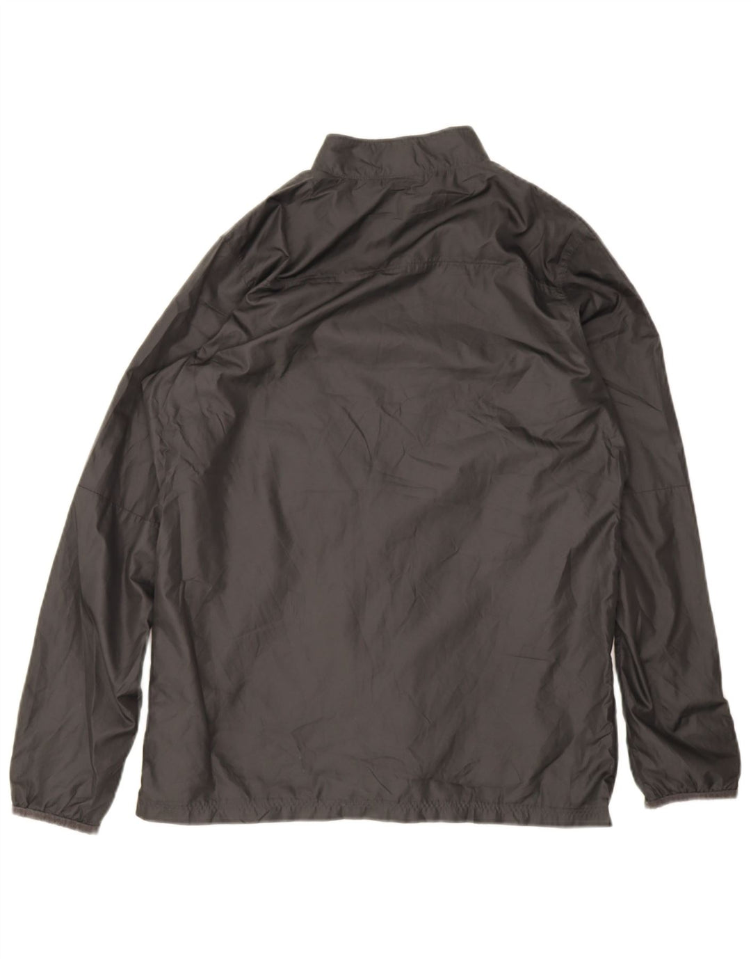 Giacca superiore della tuta da uomo Nike in poliestere grigio medio