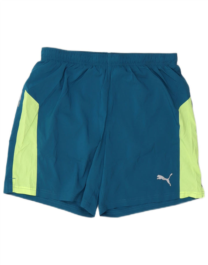 Pantaloncini sportivi PUMA da uomo grandi color blu