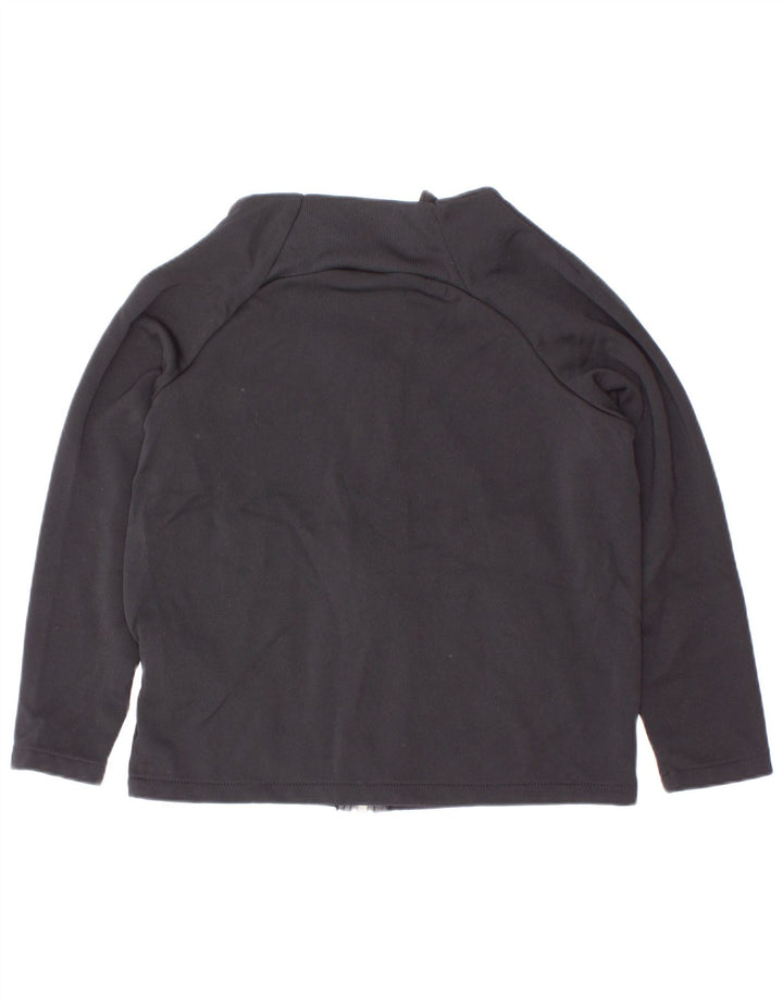 Giacca da ginnastica per ragazze Nike Dri Fit, 4-5 anni, piccola, in poliestere nero
