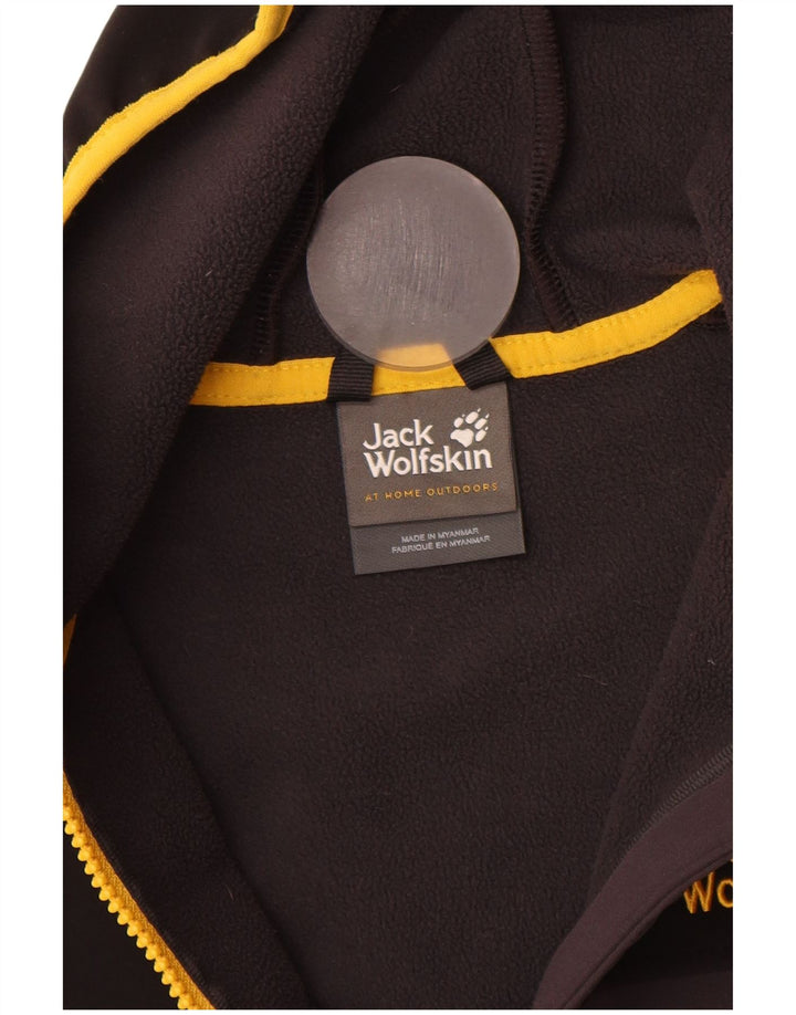 Giubbotto bomber grafico da ragazzo Jack Wolfskin 13-14 anni Blocco di colore grigio