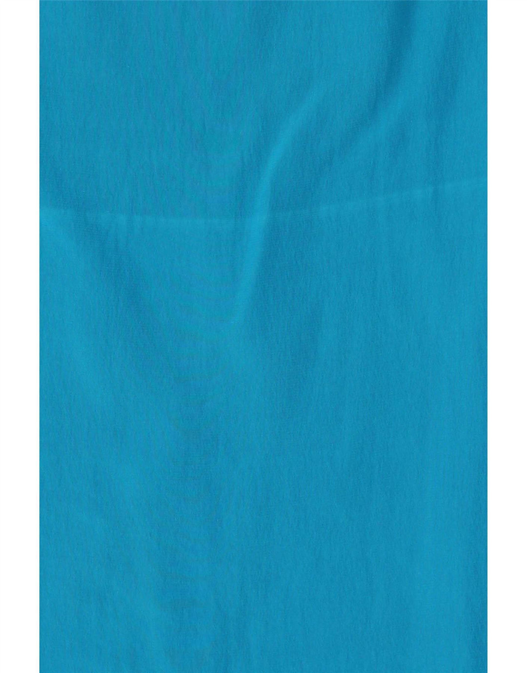 Camicetta senza maniche corta da donna vintage UK 14 Seta blu medio