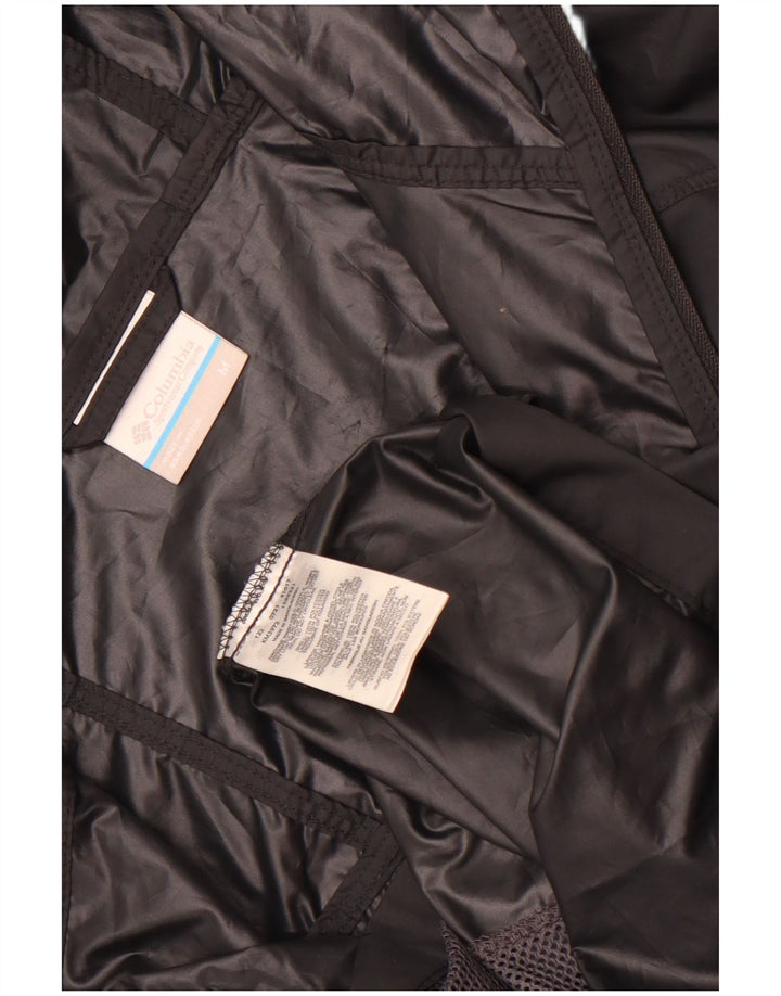 Giacca antipioggia con cappuccio da uomo Columbia UK 38 poliestere nero medio