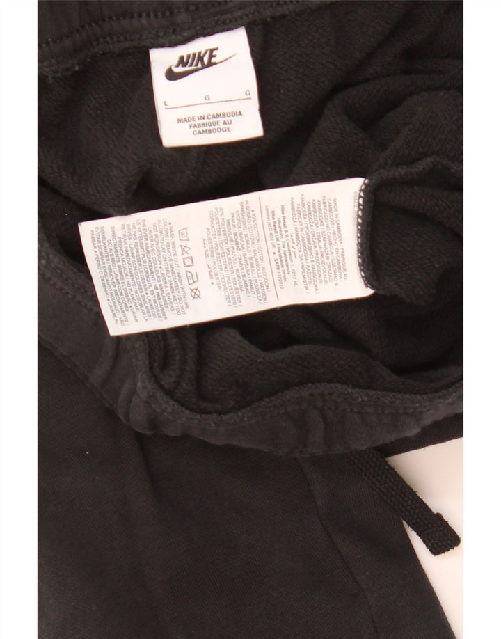 Pantaloni da tuta da uomo Nike Joggers grandi in cotone nero
