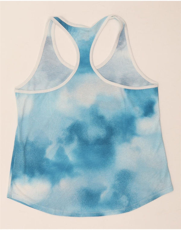 Canotta grafica da donna con taglio atletico Nike UK 18 XL blu tie dye