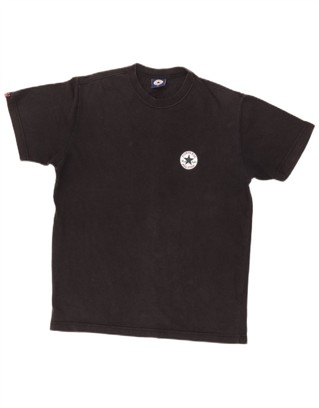 CONVERSE T-shirt grafica da uomo Chuck Taylor Top nera media
