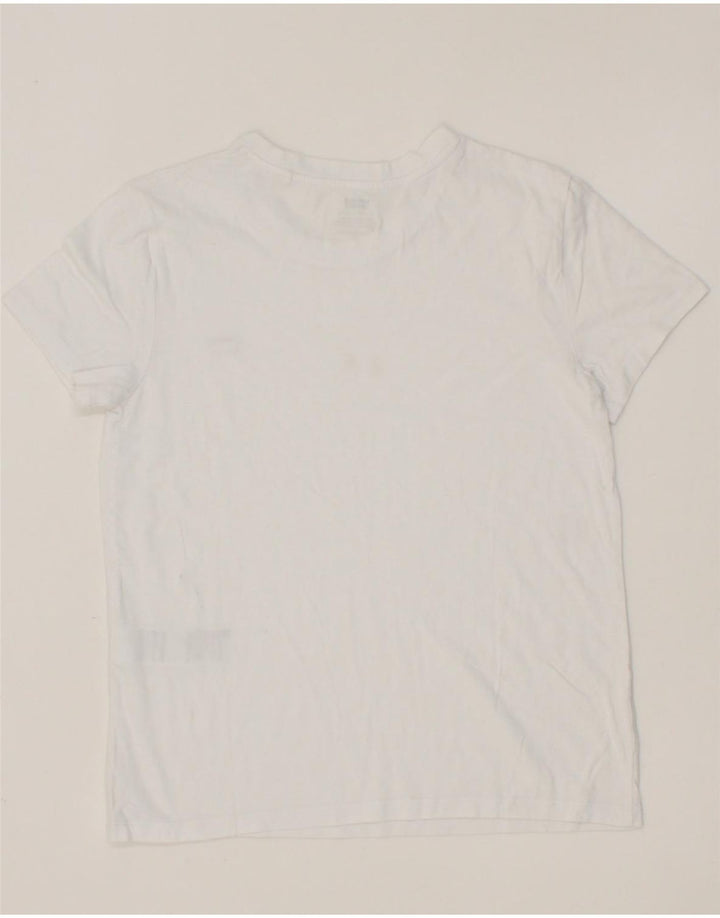 LEVI'S Womens T-Shirt Top UK 2 2XS White Cotton Vintage Levi's and Second-Hand Levi's from Messina Hembry 