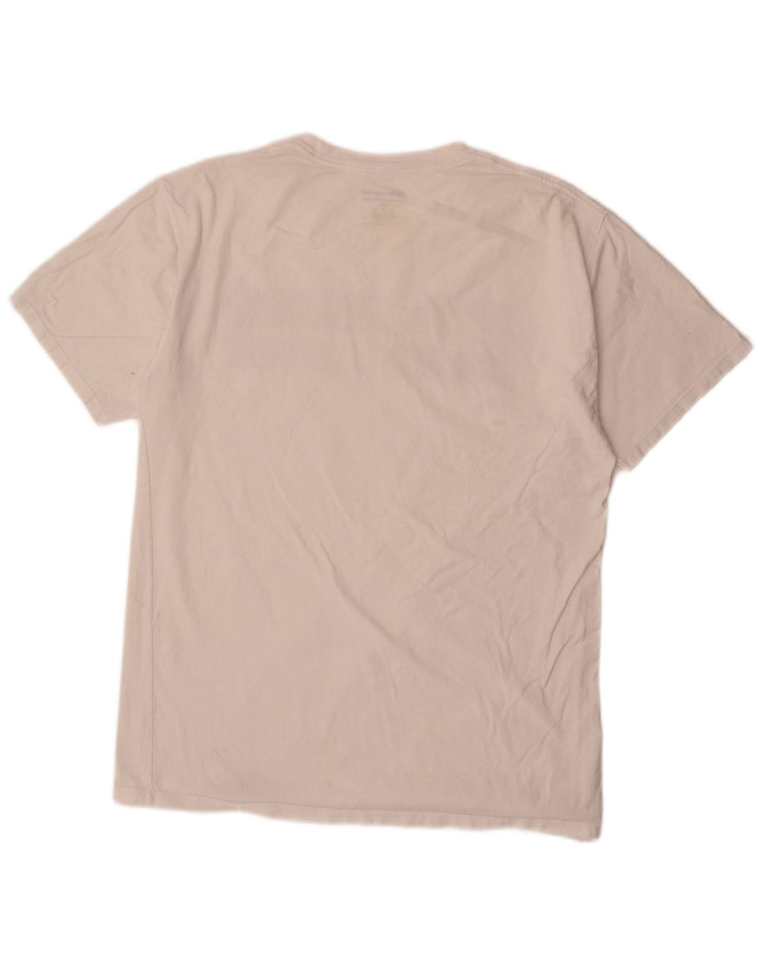T-shirt grafica da uomo Champion Top in cotone bianco medio