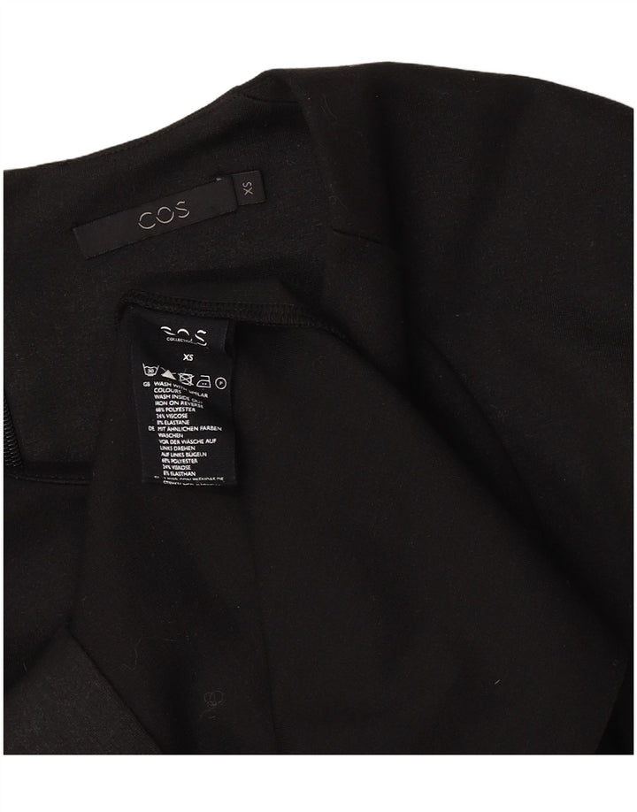 Abito tubino a maniche lunghe da donna Cos UK 6 XS poliestere nero