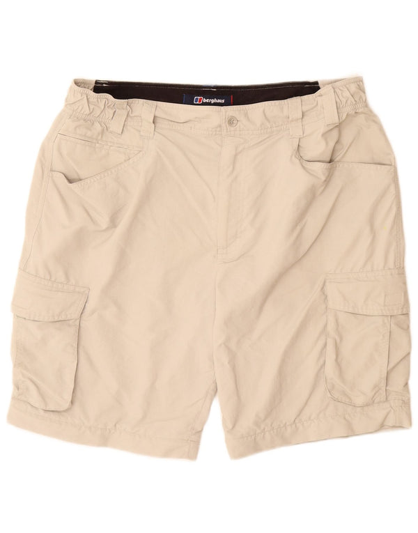 Pantaloncini cargo da uomo Berghaus W38 XL Nylon beige