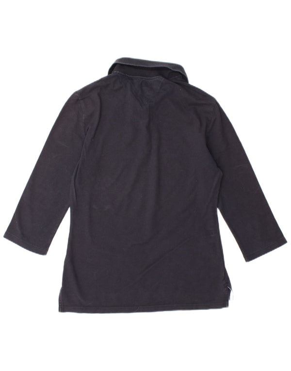 TOMMY HILFIGER Polo da donna slim fit UK 12 medio blu navy