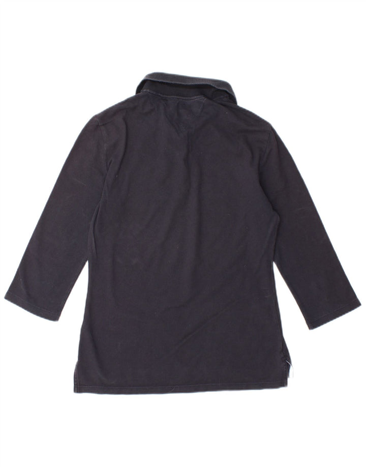 TOMMY HILFIGER Polo da donna slim fit UK 12 medio blu navy