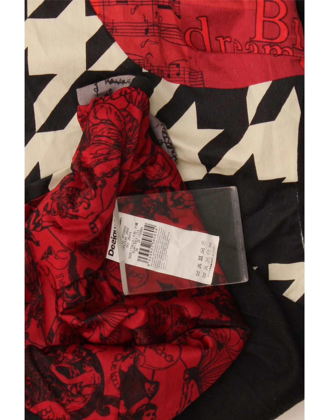Desigual Abito tubino grafico da donna EU 38 Patchwork medio multicolore