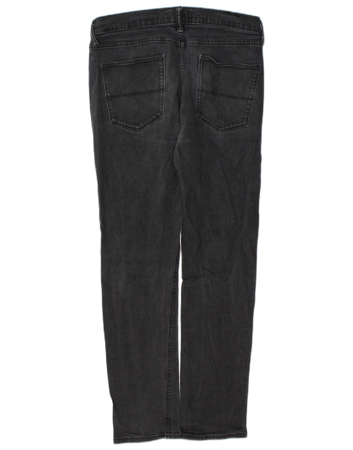 Jeans slim da uomo Marks & Spencer W34 L33 cotone nero