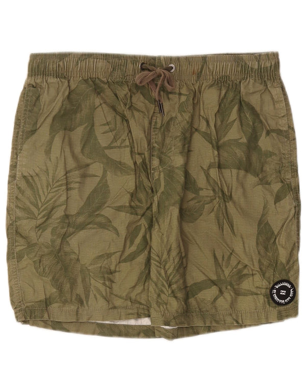 Pantaloncini sportivi da uomo Billabong medio kaki floreale