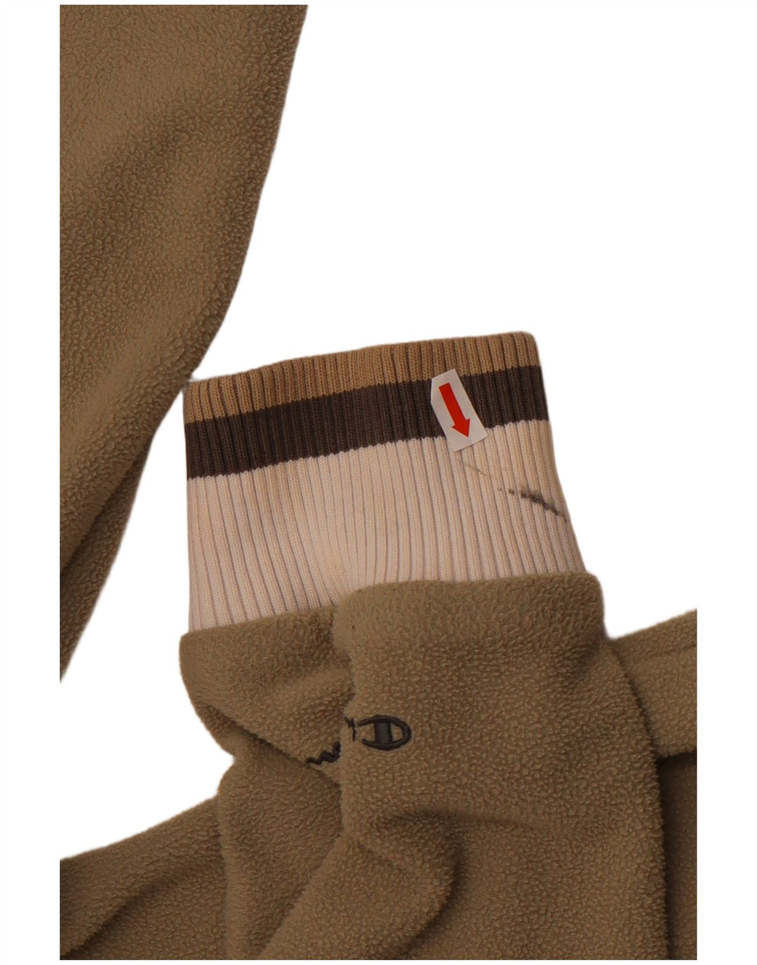 Giacca in pile da donna Champion UK 18 XL Poliestere color block kaki