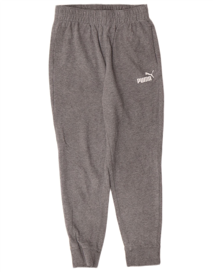 Pantaloni da tuta da ragazzo Puma Joggers 10-11 anni Cotone grigio medio