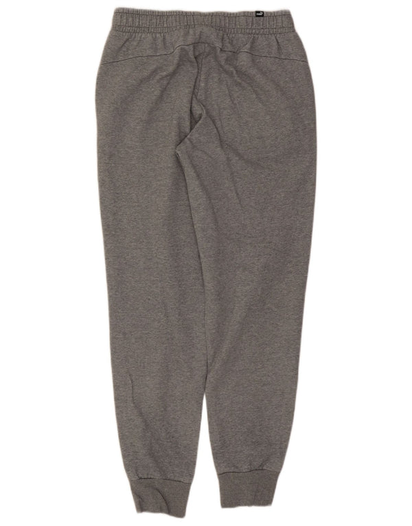 Pantaloni da tuta da donna Puma Joggers UK 12 Cotone grigio medio