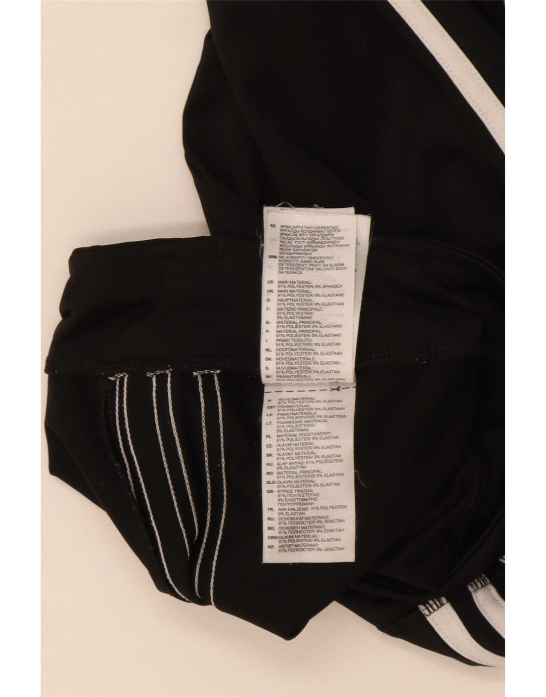 Leggings Adidas Climalite per ragazze 9-10 anni in poliestere nero