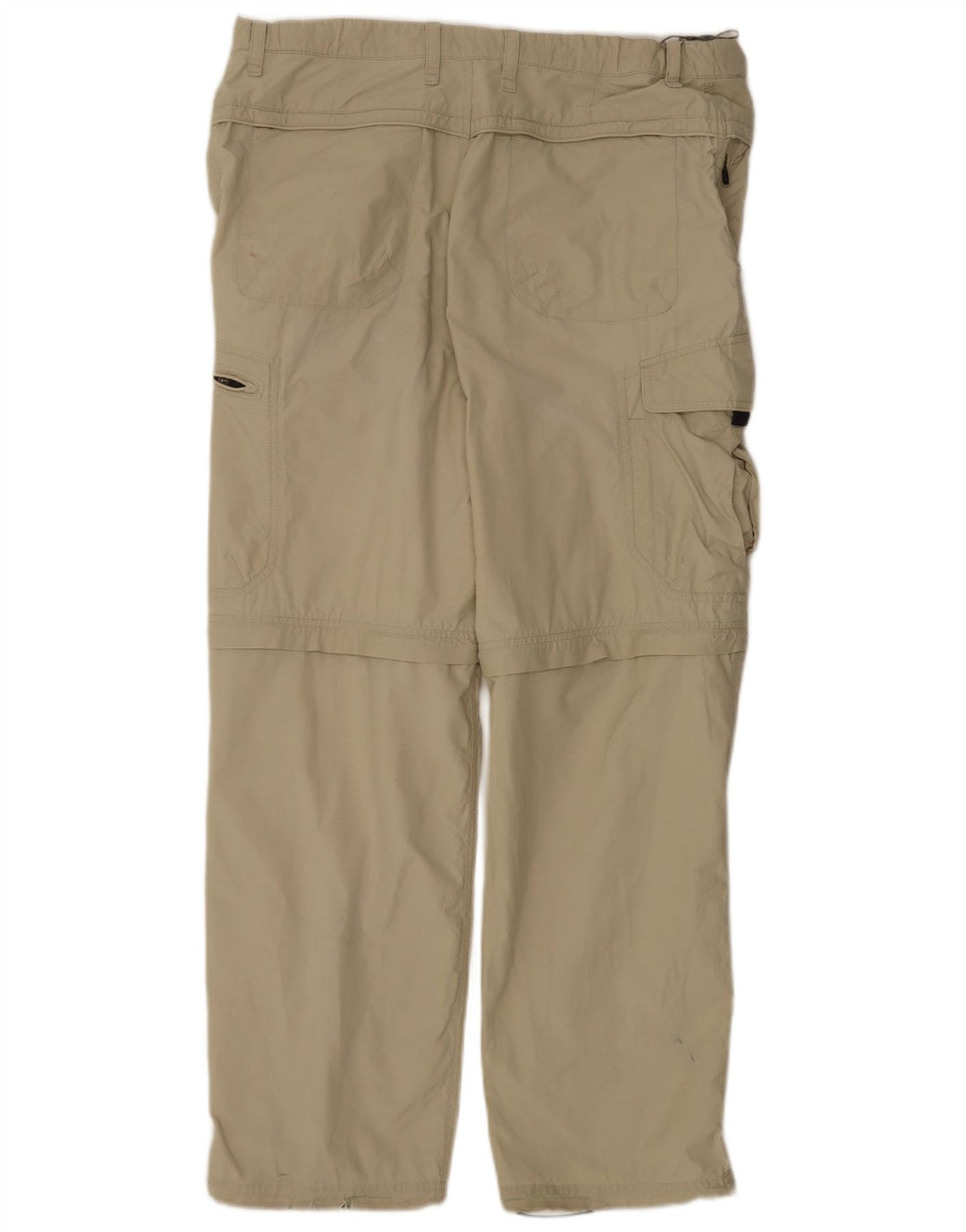 Pantaloni cargo dritti da uomo Marks & Spencer W36 L31 cotone beige