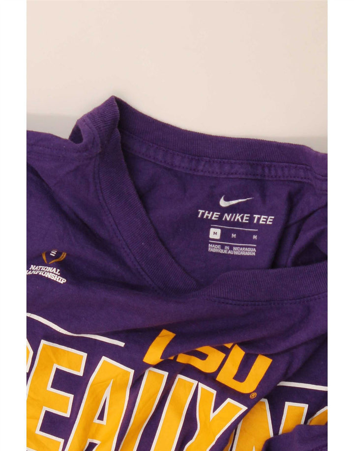Maglietta grafica da uomo Nike LSU Tigers viola medio