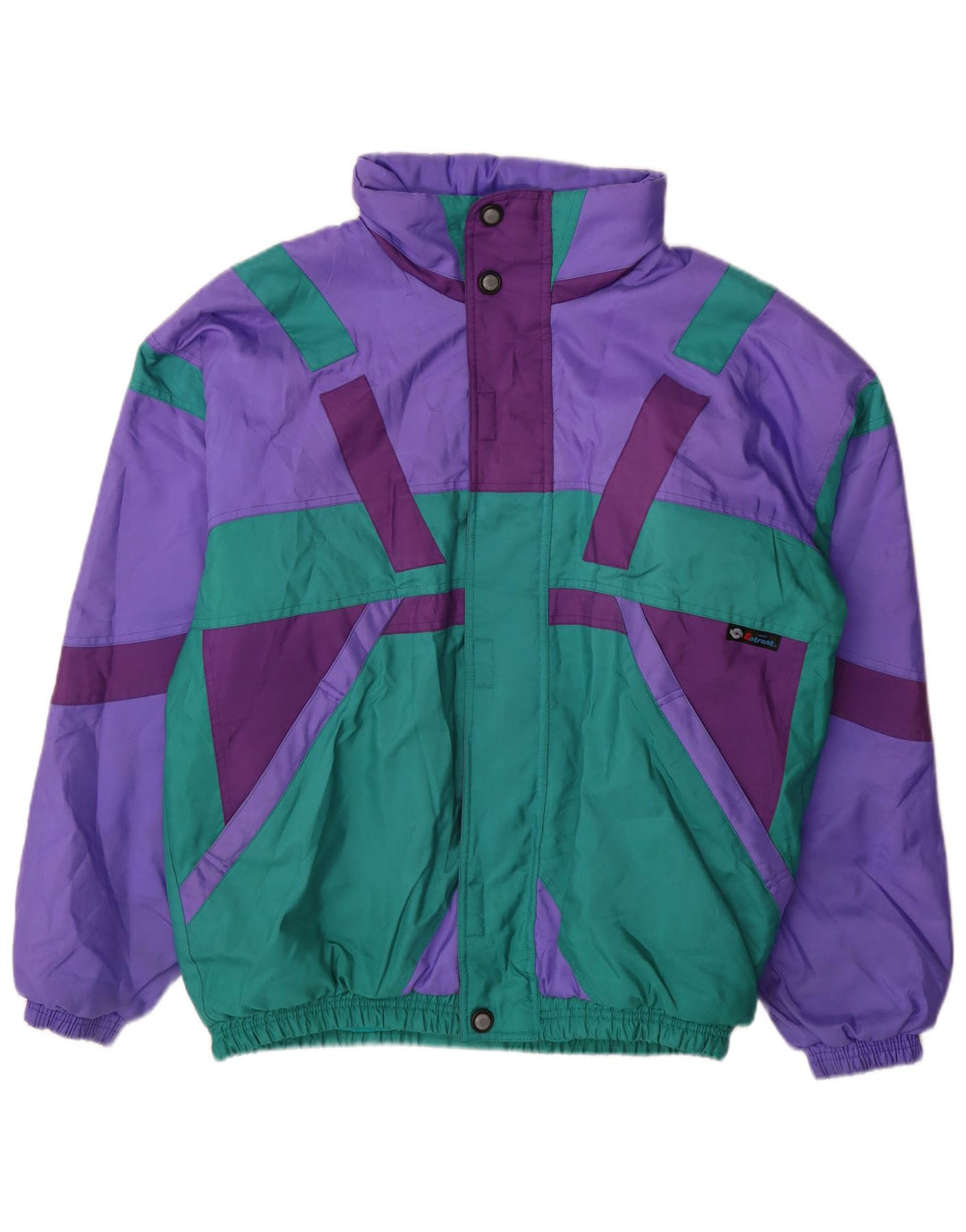 Giacca da sci da uomo Sergio Tacchini UK 42 XL Poliestere color block viola
