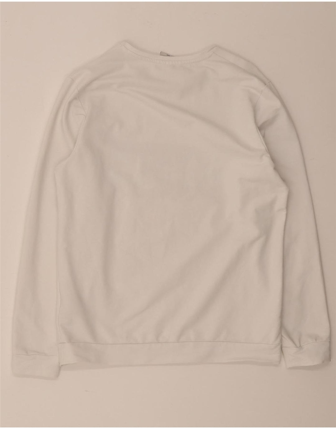 Jack & Jones Felpa grafica da uomo Maglione grande cotone bianco
