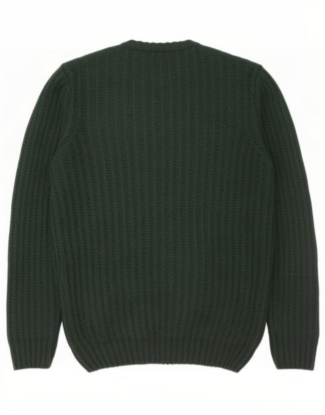 Maglione girocollo da uomo Zara in acrilico verde medio