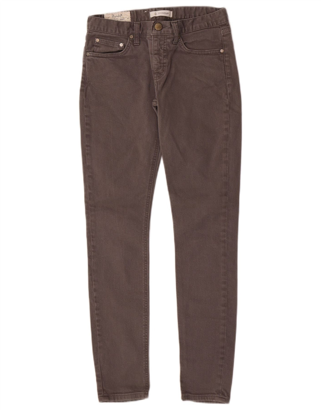 Jeans skinny da donna Dondup W25 L29 cotone grigio