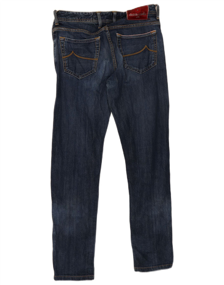 Jacob Cohen Jeans slim fatti a mano da donna W31 L28 cotone blu