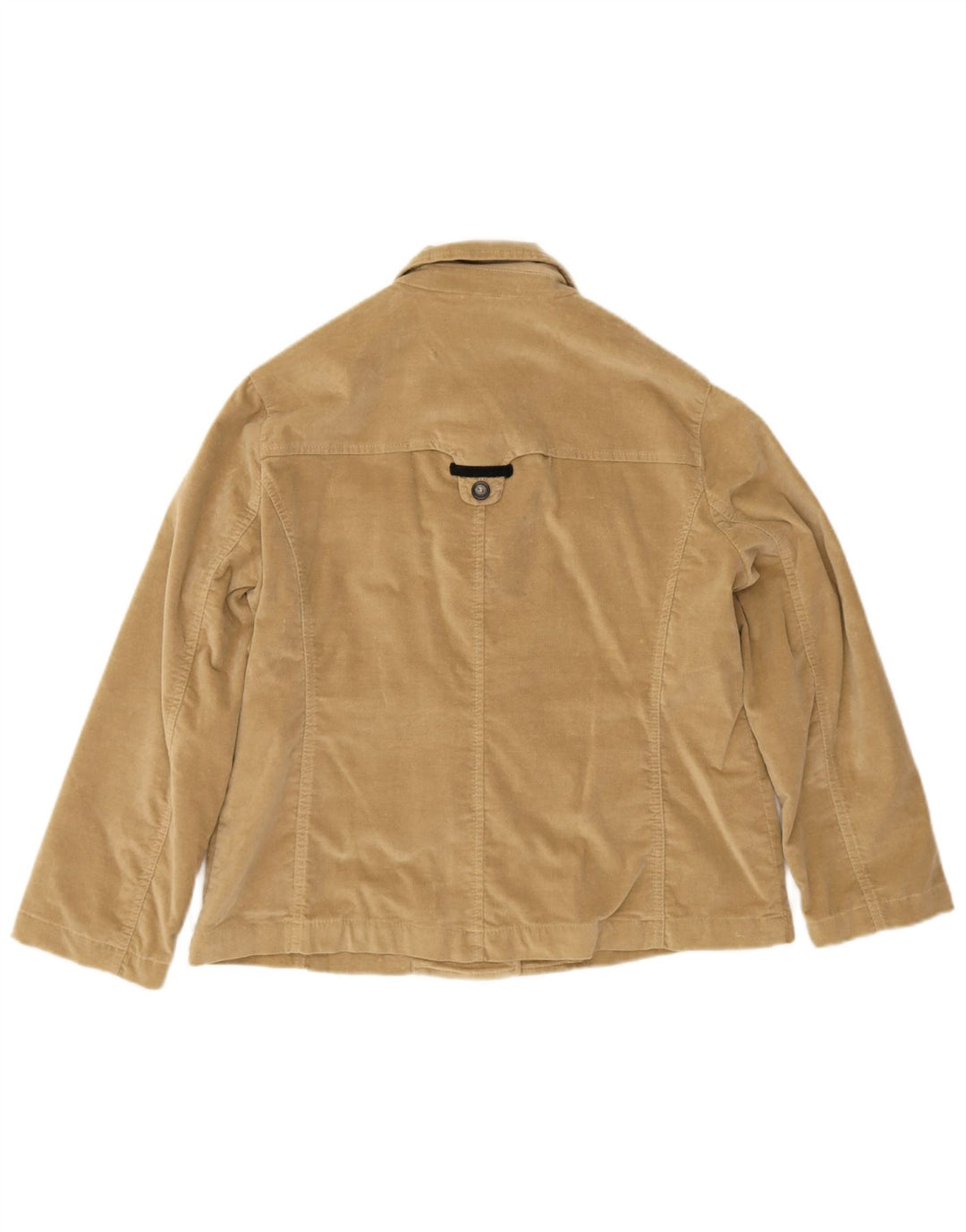 Giacca pratica da donna Krizia UK 16 grande cotone beige