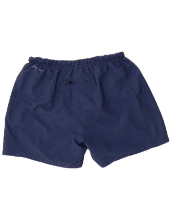 Pantaloncini sportivi Reebok Speedwick da uomo medio blu navy
