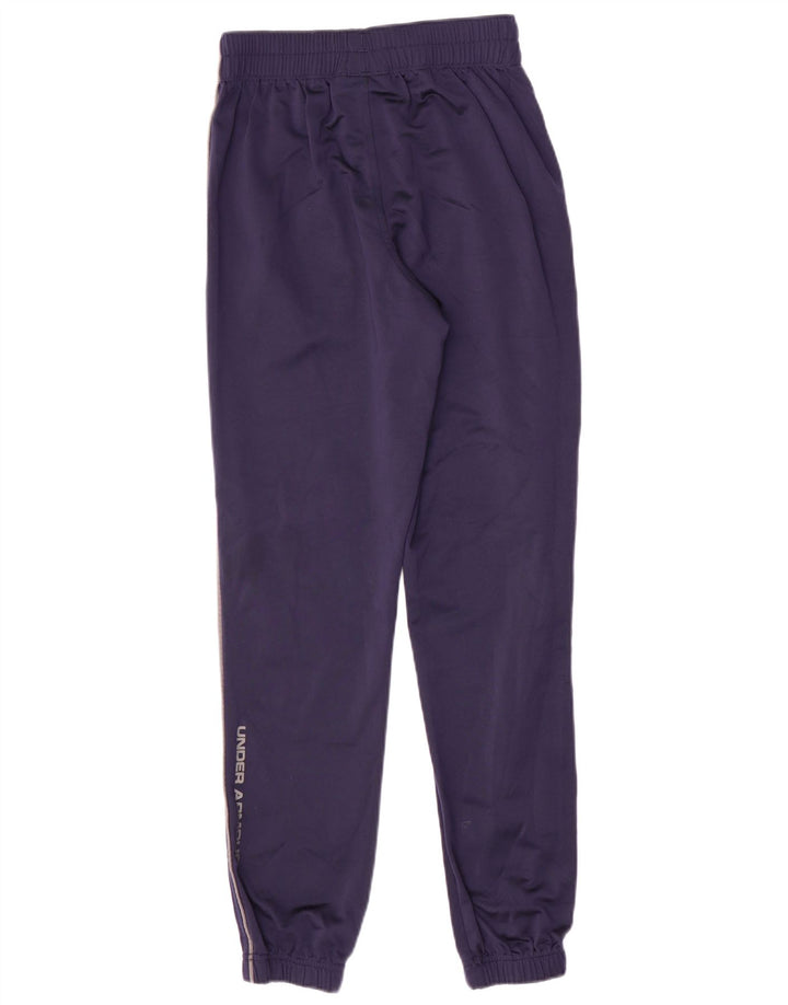 Pantaloni da tuta da uomo Under Armour Pantaloni da jogging piccoli in poliestere blu navy