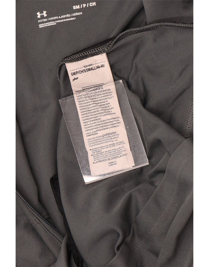 Giacca da ginnastica da uomo Under Armour piccola in poliestere grigio