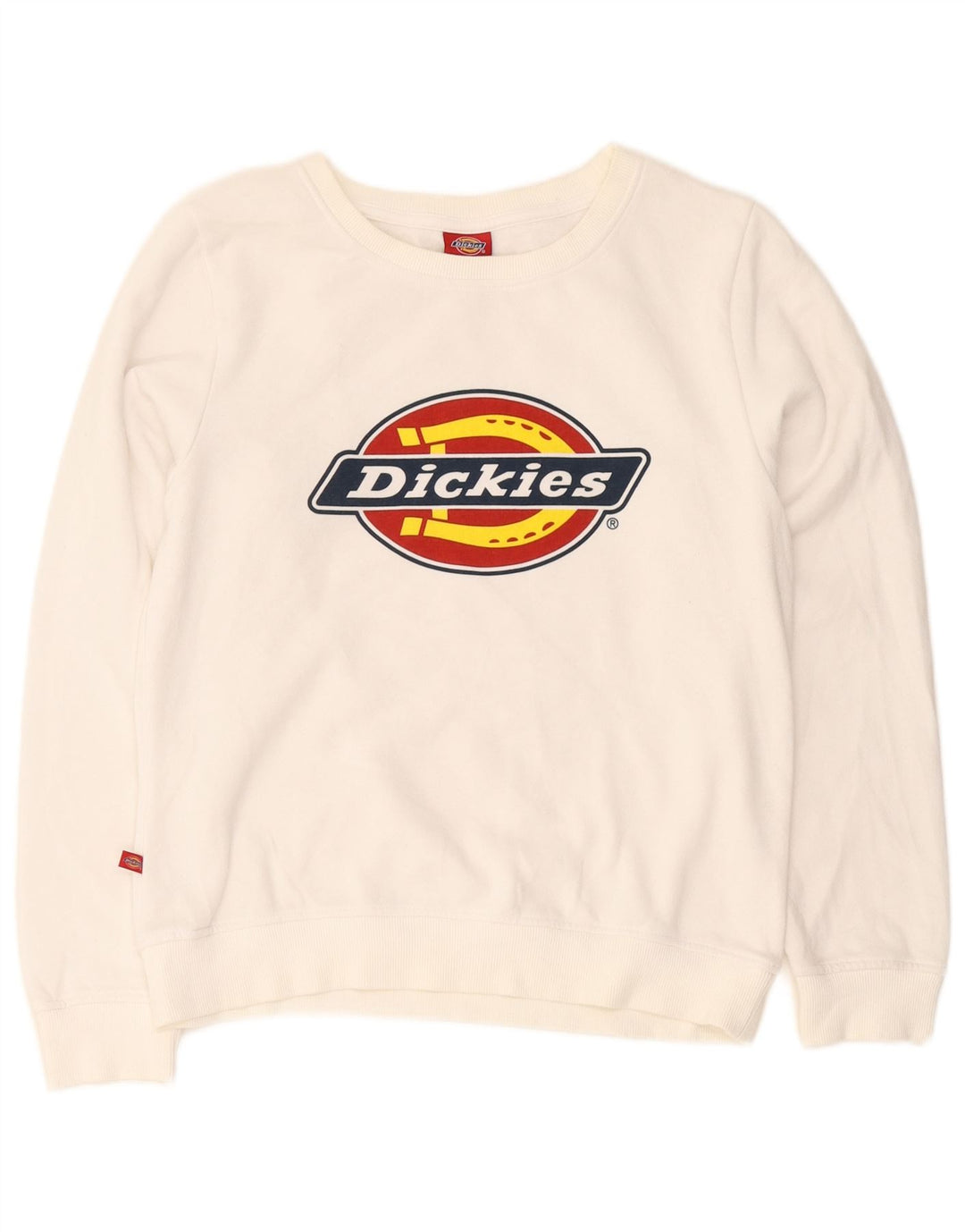 Dickies Felpa con grafica per ragazzi Maglione 11-12 anni in cotone bianco