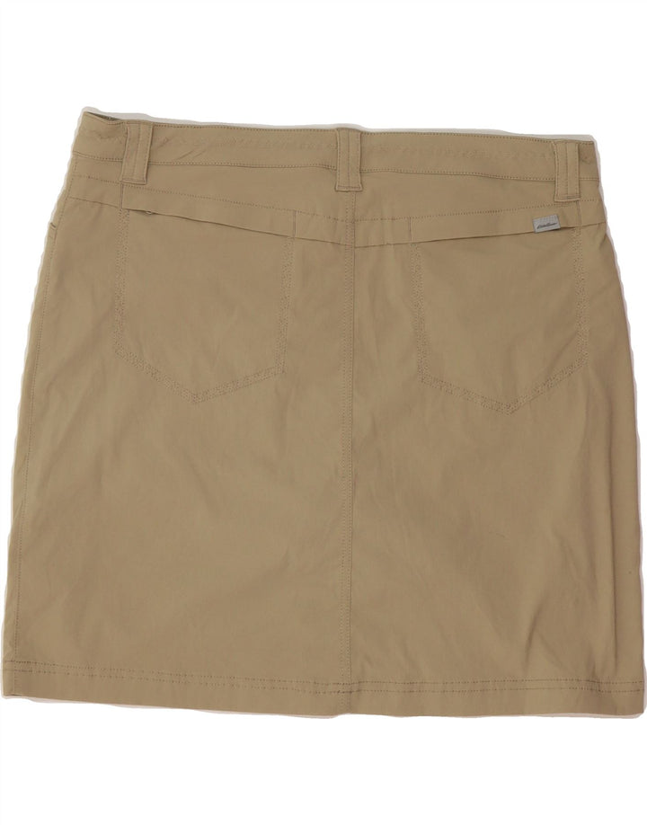 EDDIE BAUER Womens Mini Skirt US 10 Large W36  Beige Vintage Eddie Bauer and Second-Hand Eddie Bauer from Messina Hembry 