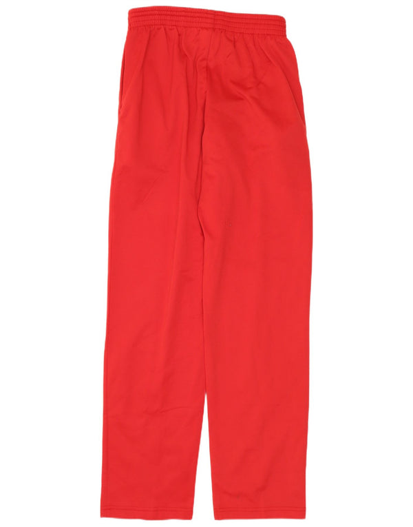 Pantaloni da tuta con grafica ASICS da donna UK 10 Small Rosso Poliestere